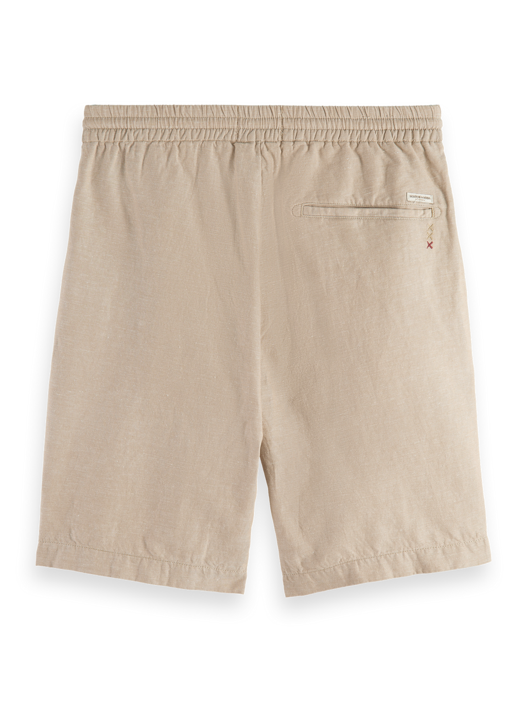 FAVE- COTTON/LINEN TWILL BERMUDA