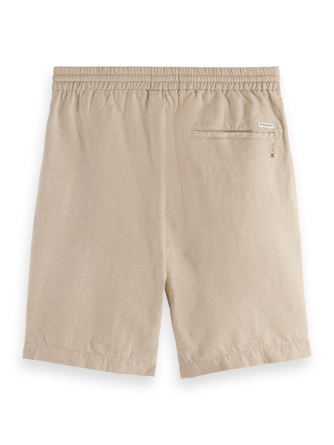 FAVE- COTTON/LINEN TWILL BERMUDA