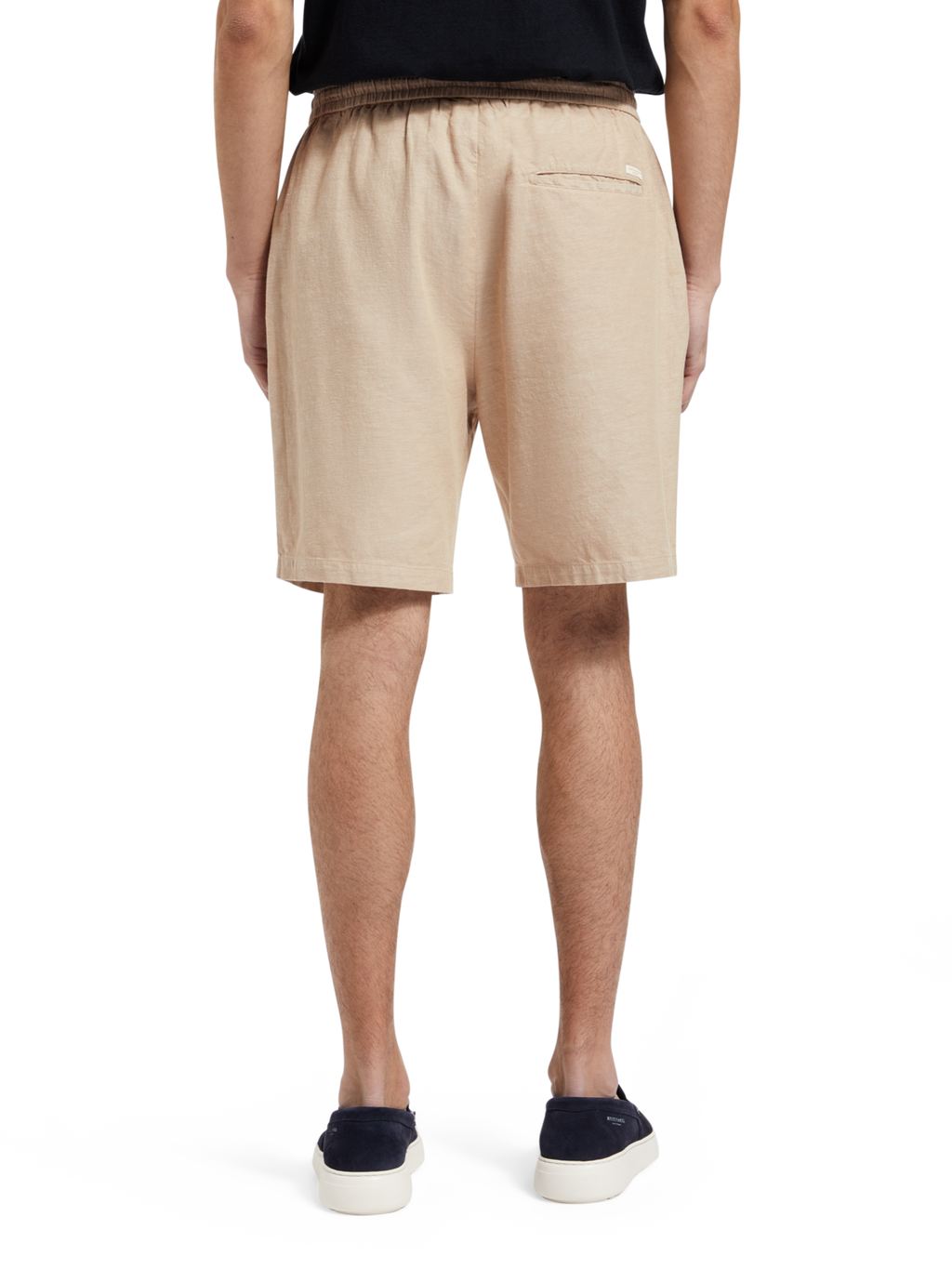 FAVE- COTTON/LINEN TWILL BERMUDA