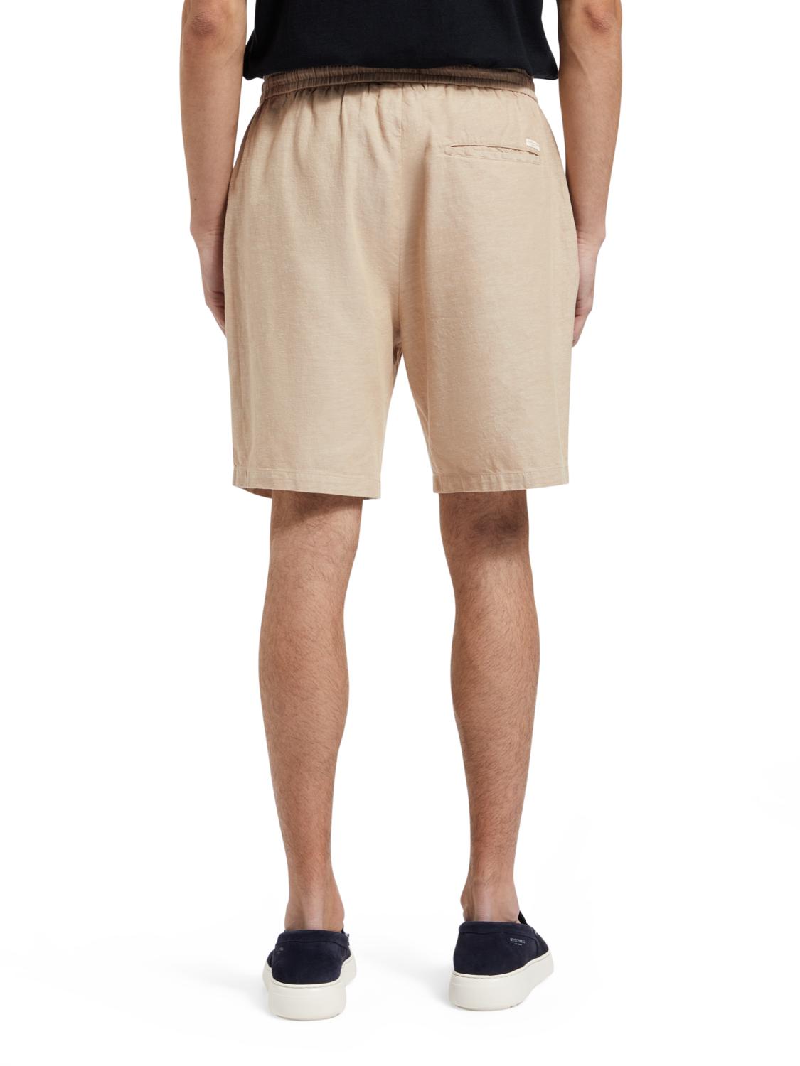 Fave – Bermuda aus Baumwoll-/Leinen-Twill