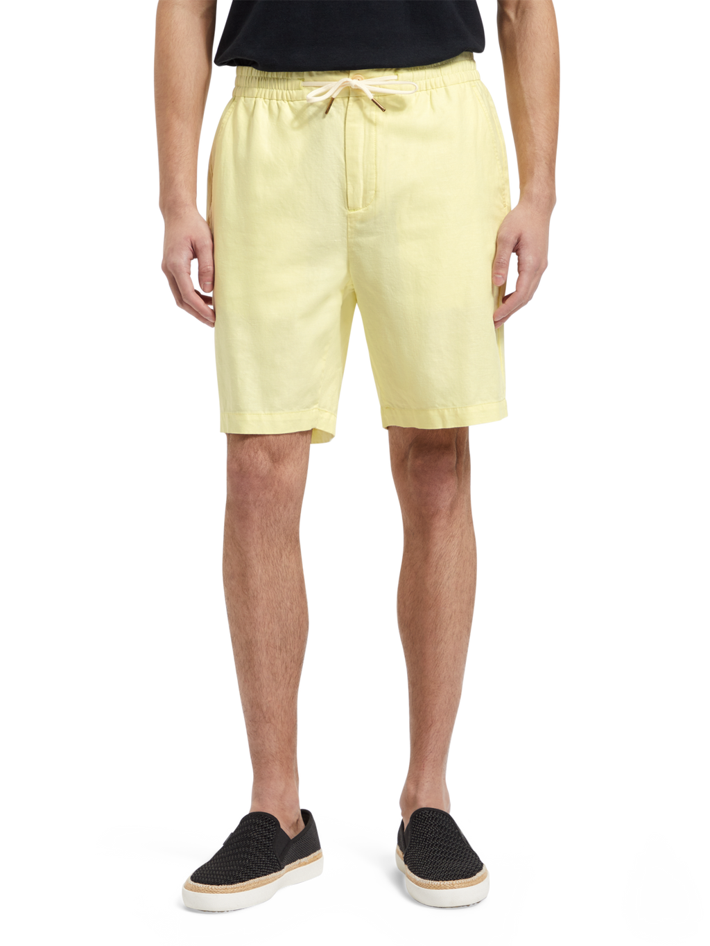 FAVE- COTTON/LINEN TWILL BERMUDA