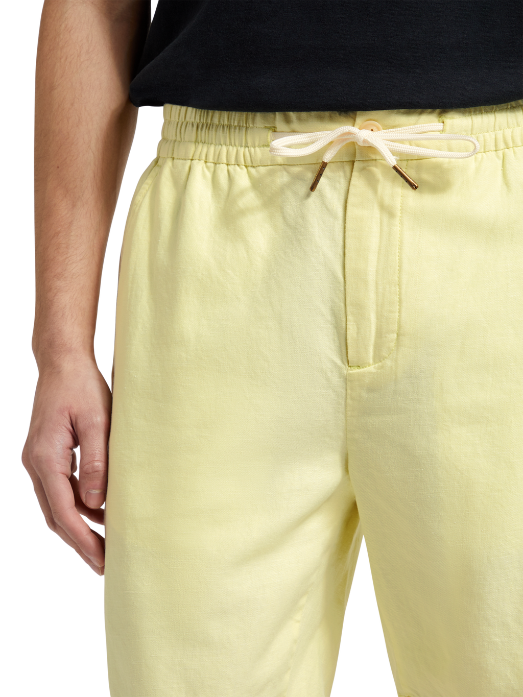 FAVE- COTTON/LINEN TWILL BERMUDA