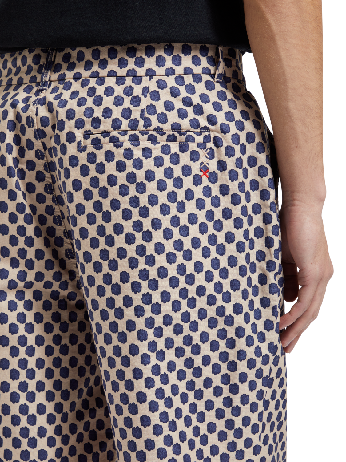 DRIFT- PRINTED LIGHTWEIGHT COTTON CANVAS SHORT