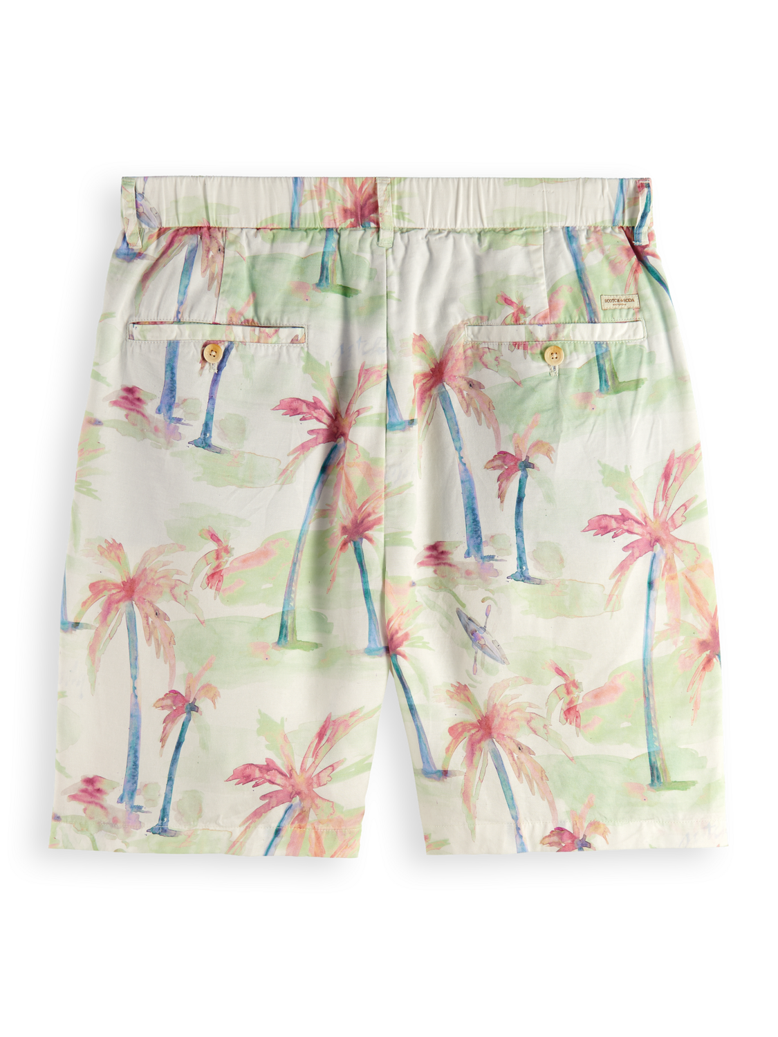 TWILT - PRINTED PLEATED BERMUDA SHORTS