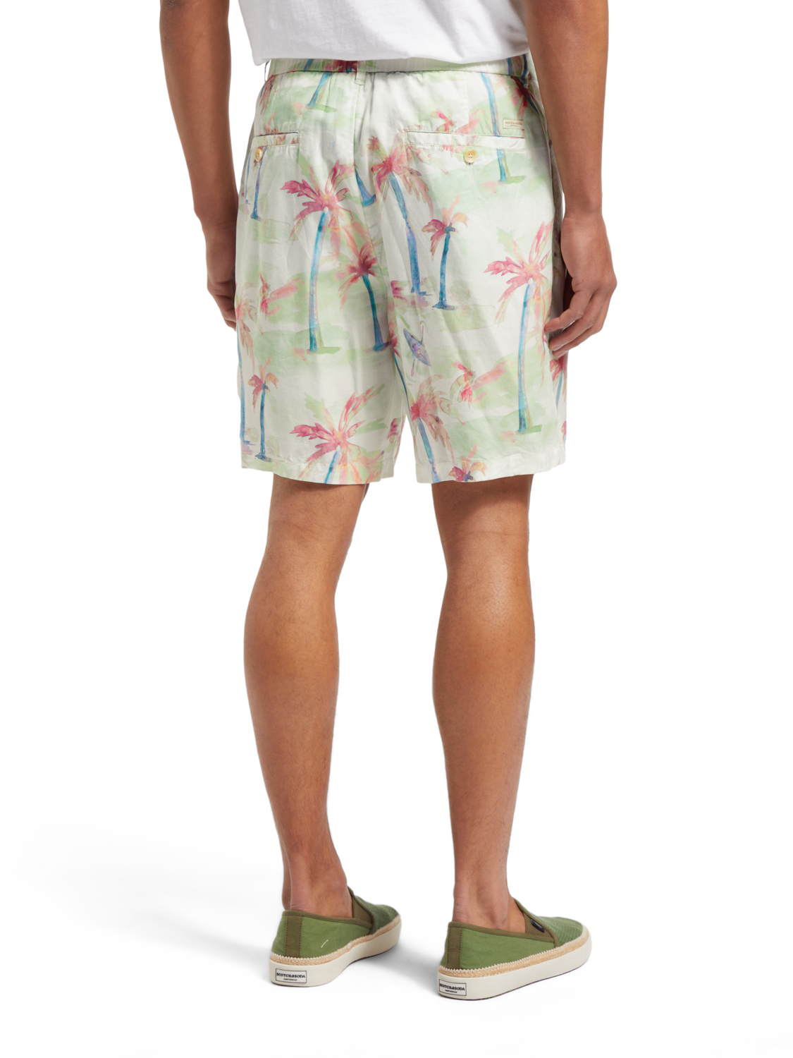 Twilt - bedruckte Plissee-Bermudashorts