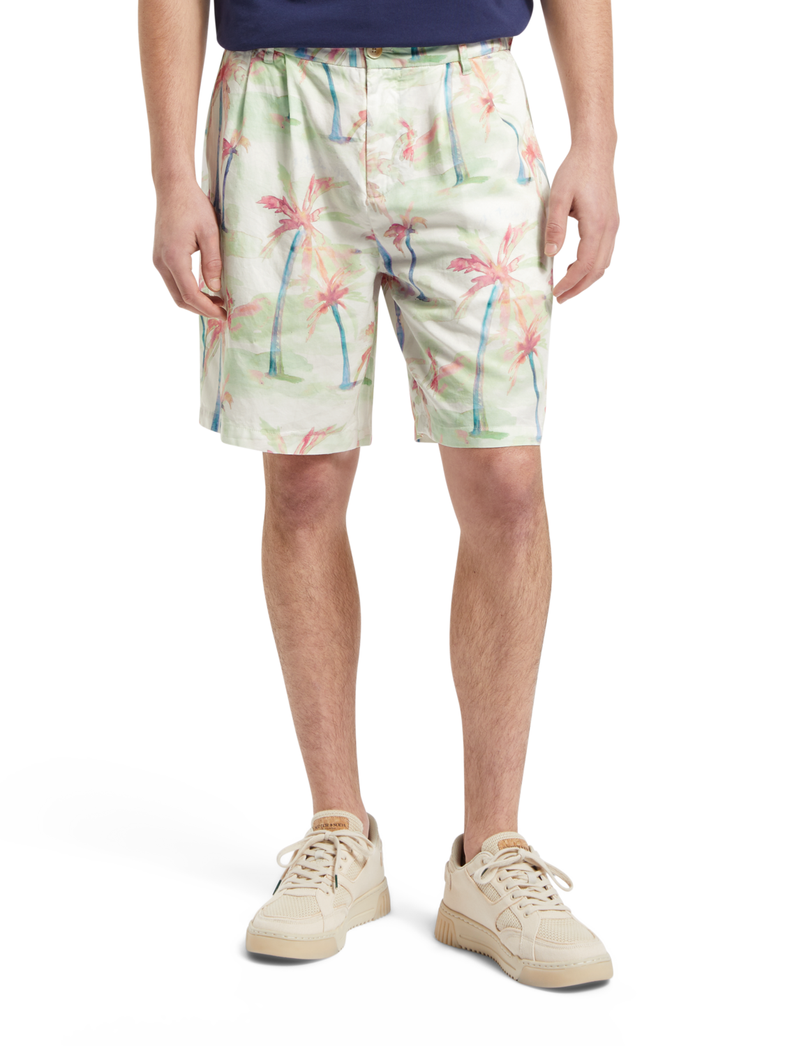 Twilt - bedruckte Plissee-Bermudashorts
