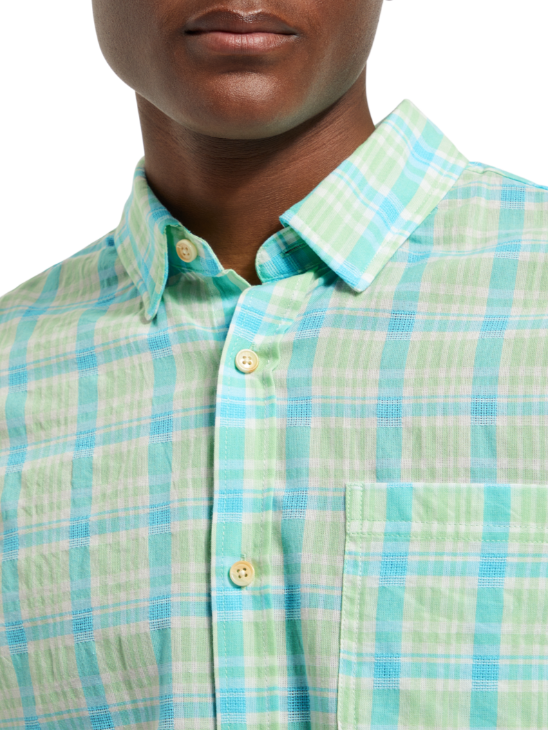NEON CHECK SHIRT