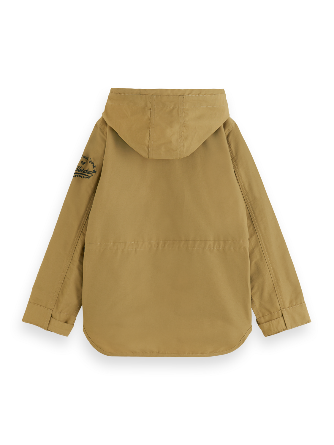 Girls HOODED ZIP-THRU COTTON PARKA