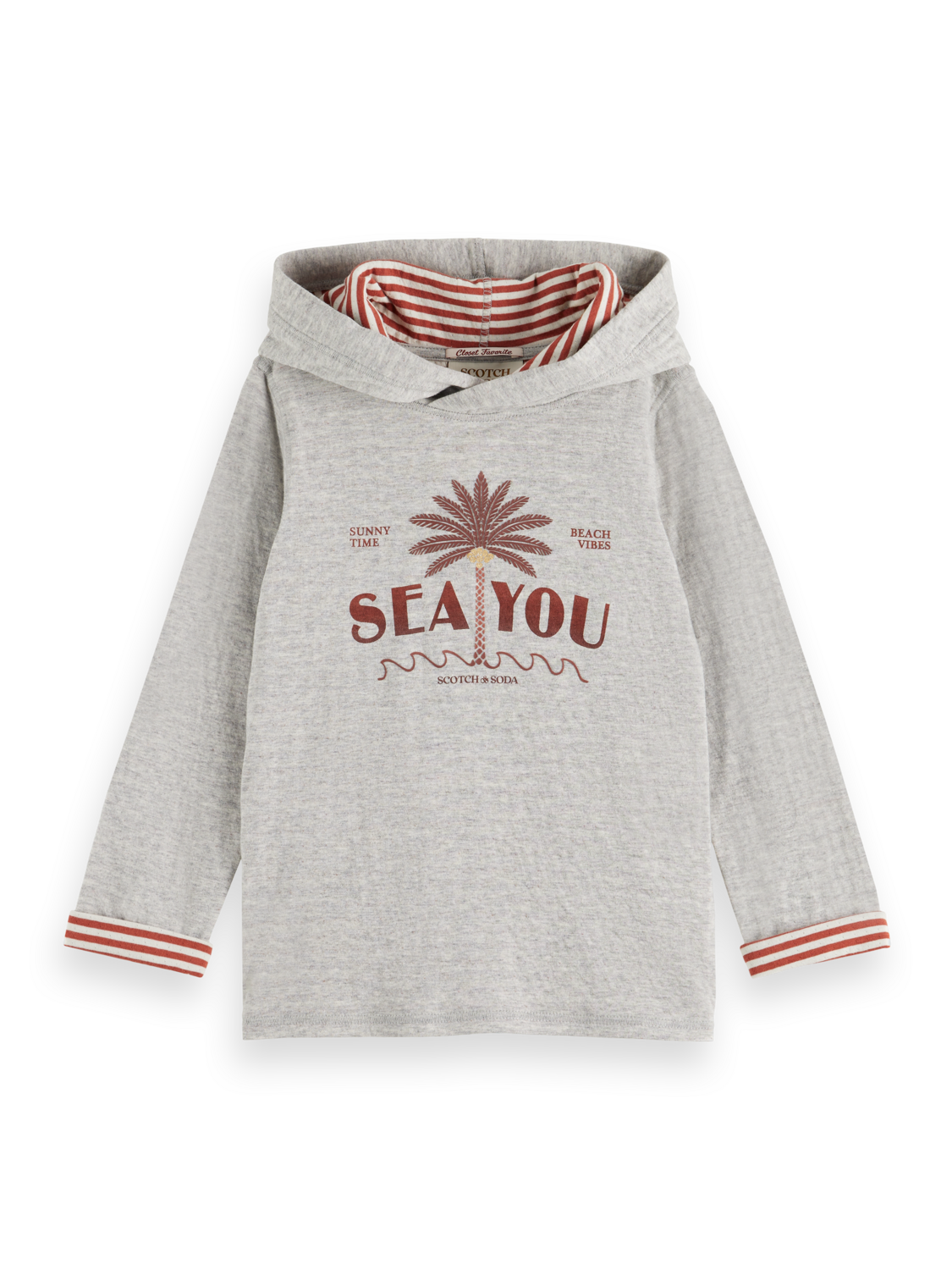 Girls REVERSIBLE BONDED JERSEY HOODIE