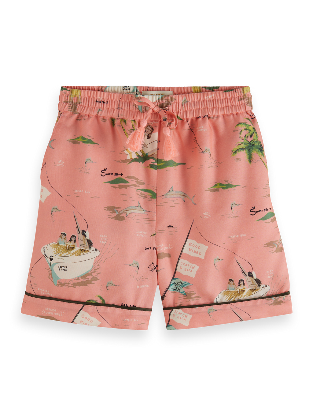 Girls STRAIGHT LEG PRINTED SHORTS