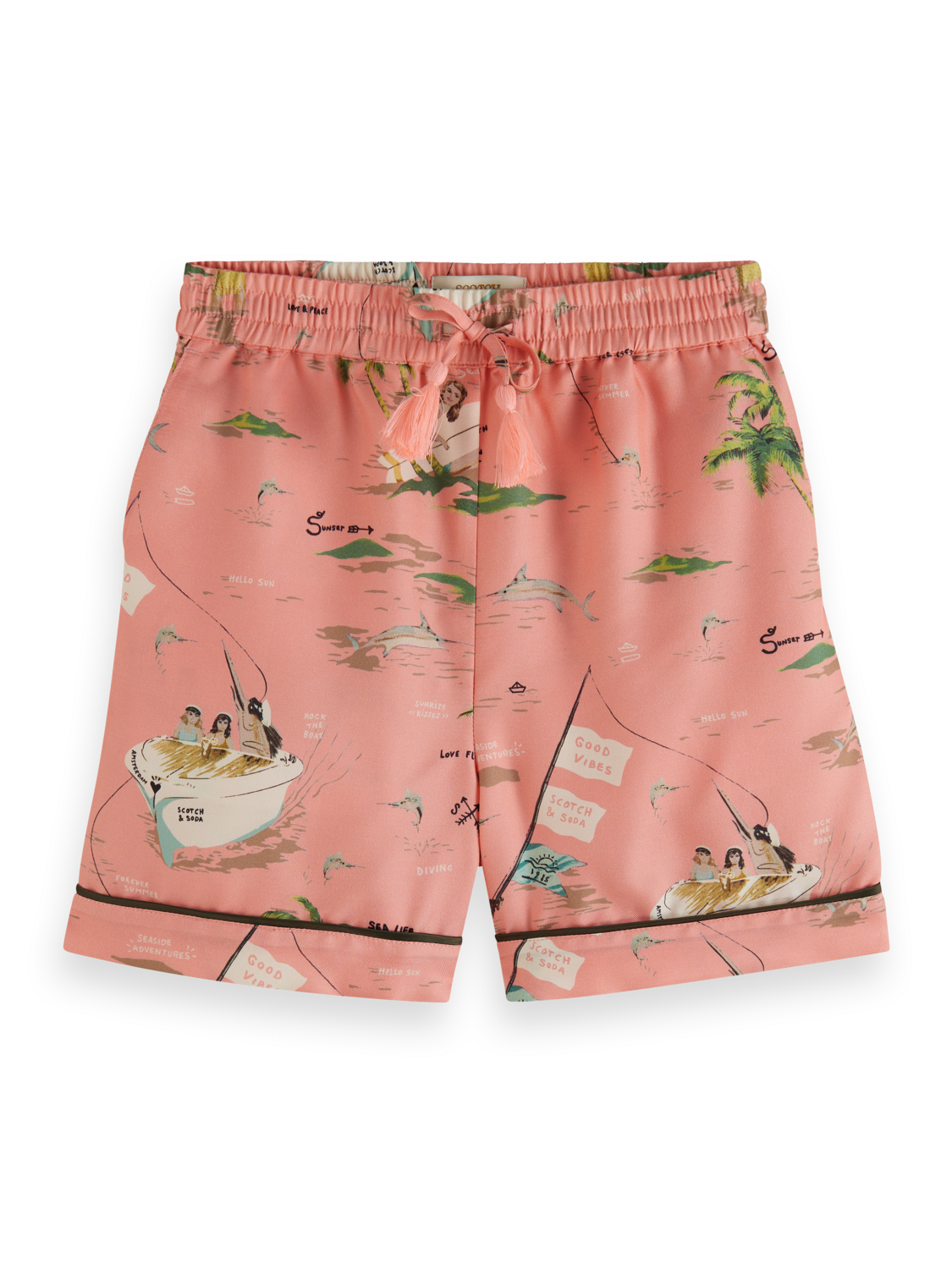 Girls STRAIGHT LEG PRINTED SHORTS