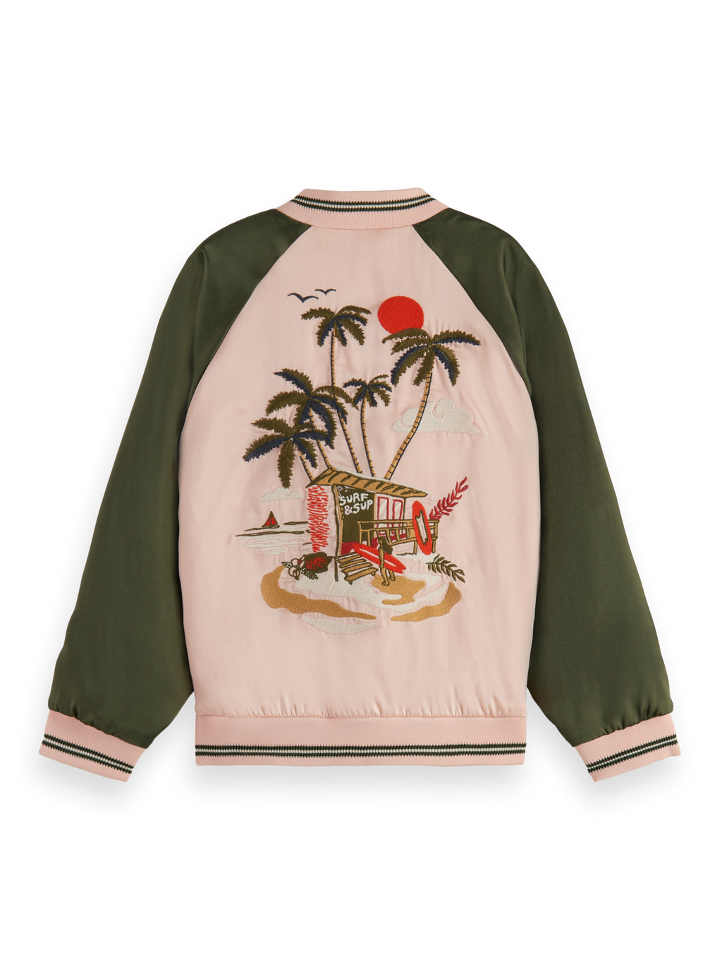 Girls REVERSIBLE PRINTED BOMBER JACKET