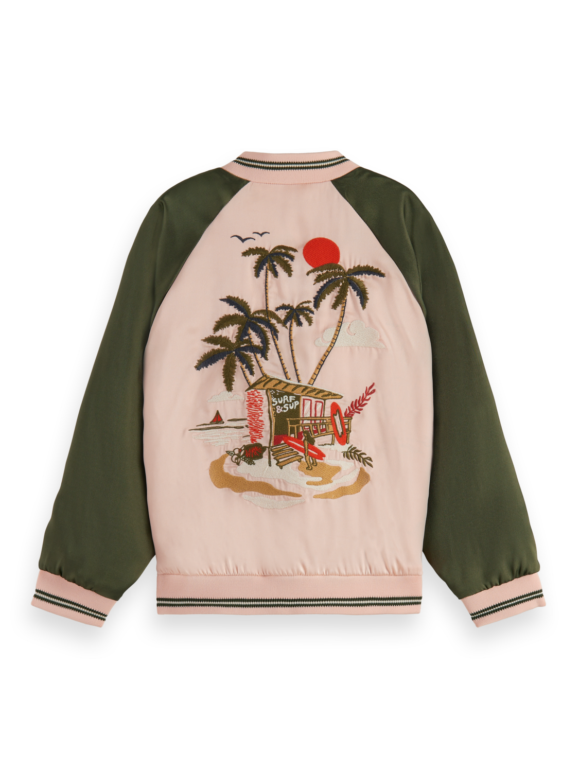 Girls REVERSIBLE PRINTED BOMBER JACKET