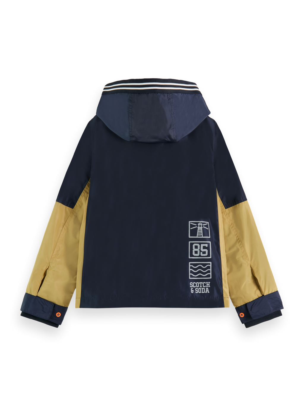 Boys WATER REPELLENT NYLON JACKET WITH DETACHABLE HOOD