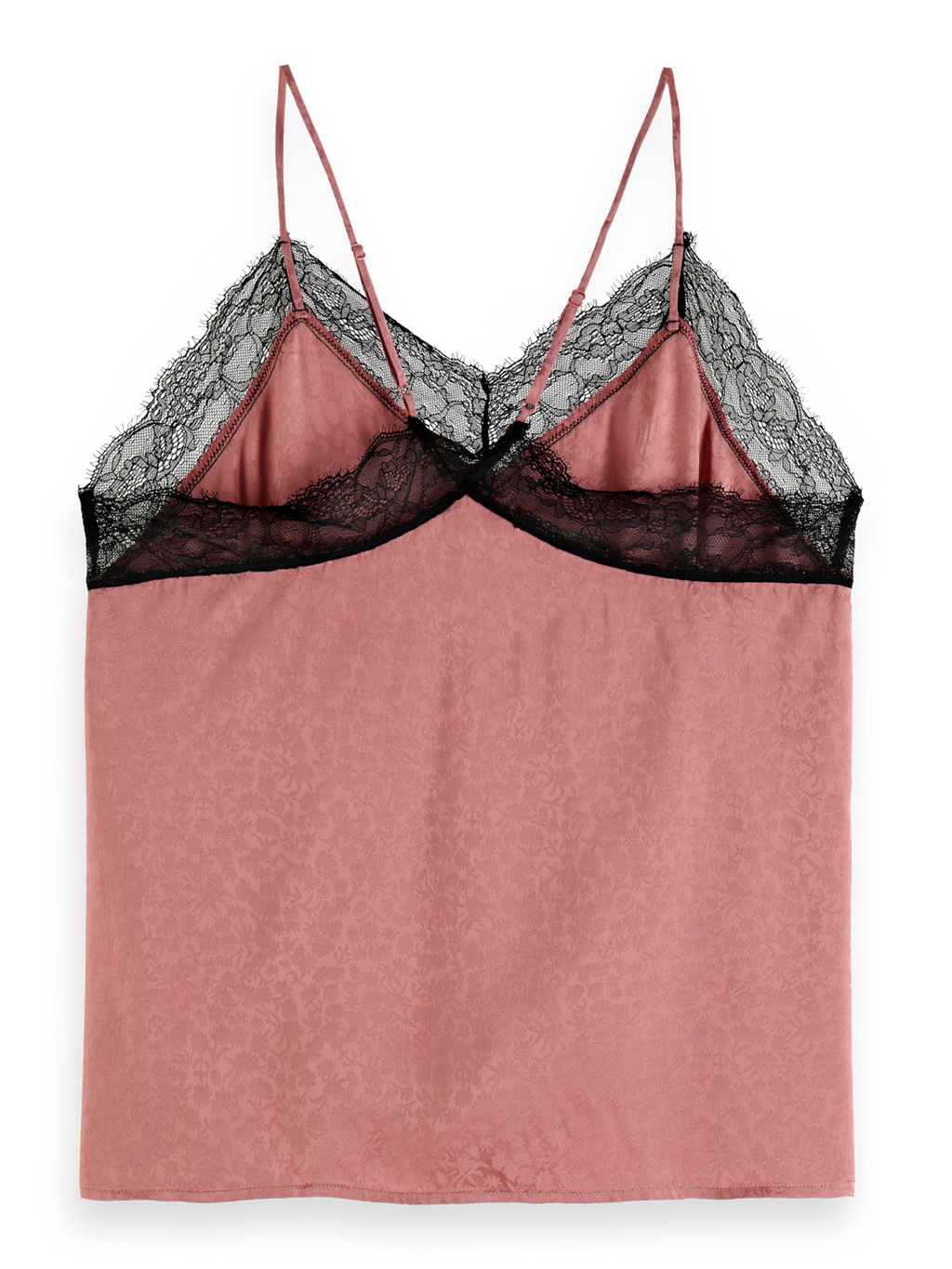 CAMISOLE WITH BLACK LACE DETAIL