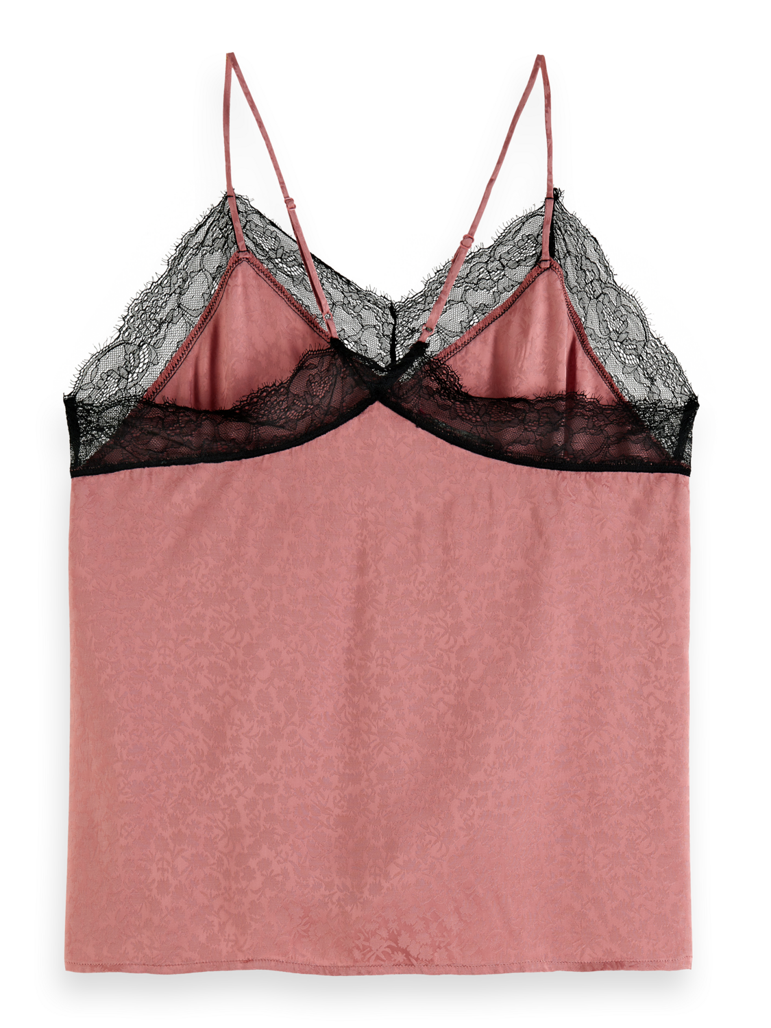 CAMISOLE WITH BLACK LACE DETAIL