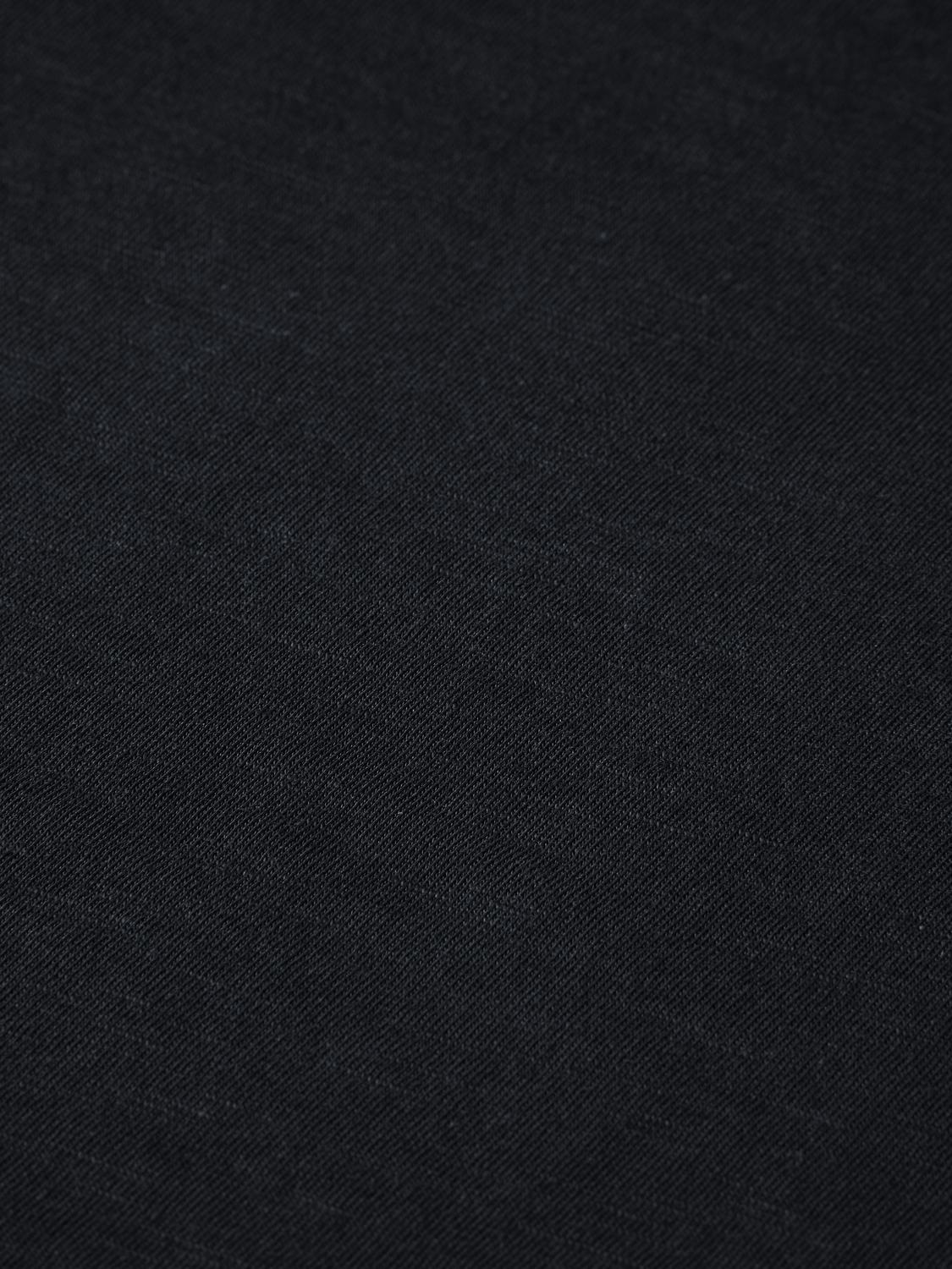 WOVEN TRIM V-NECK T-SHIRT