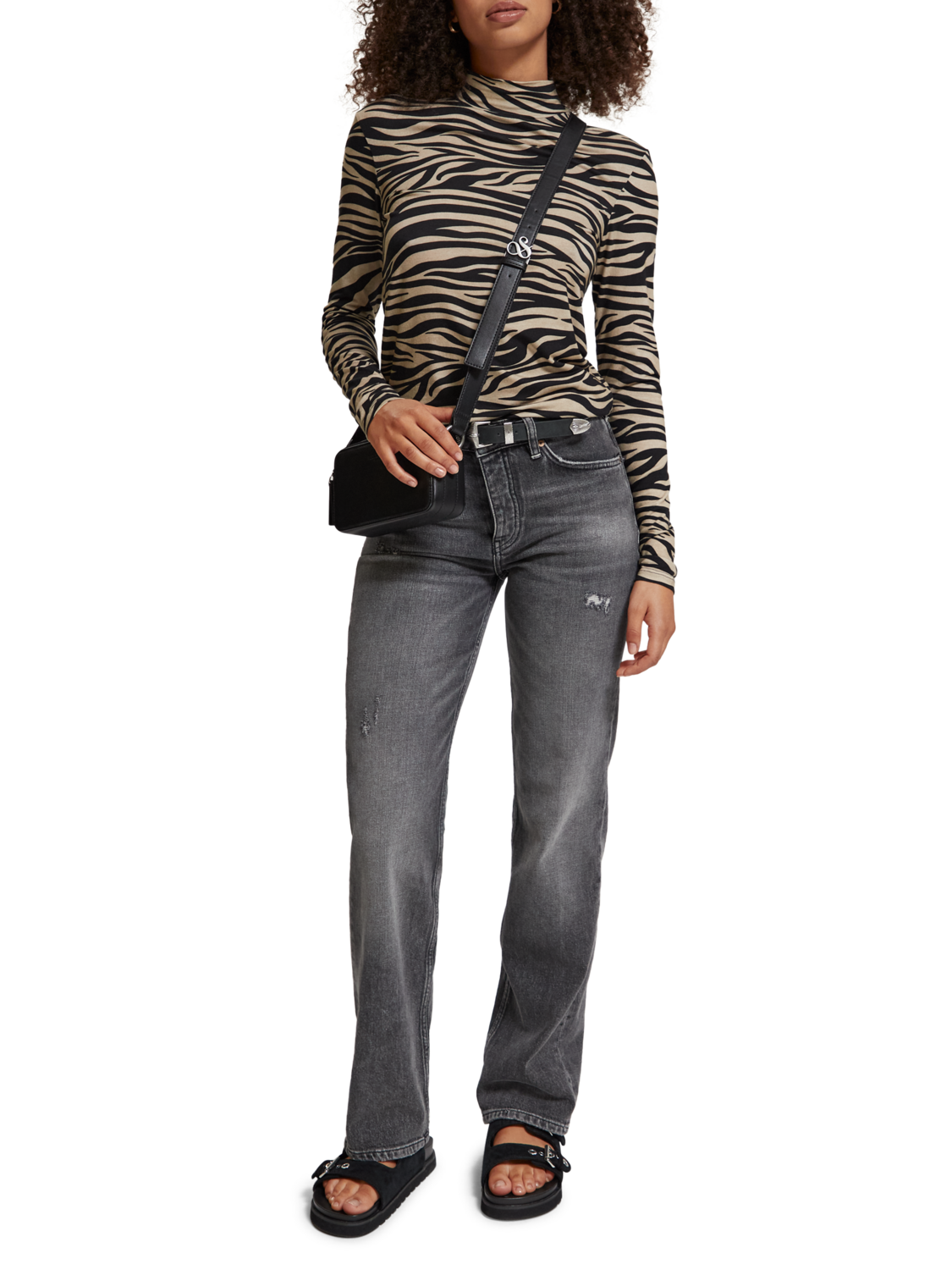 ALL OVER PRINTED LONG SLEEVED T-SHIRT