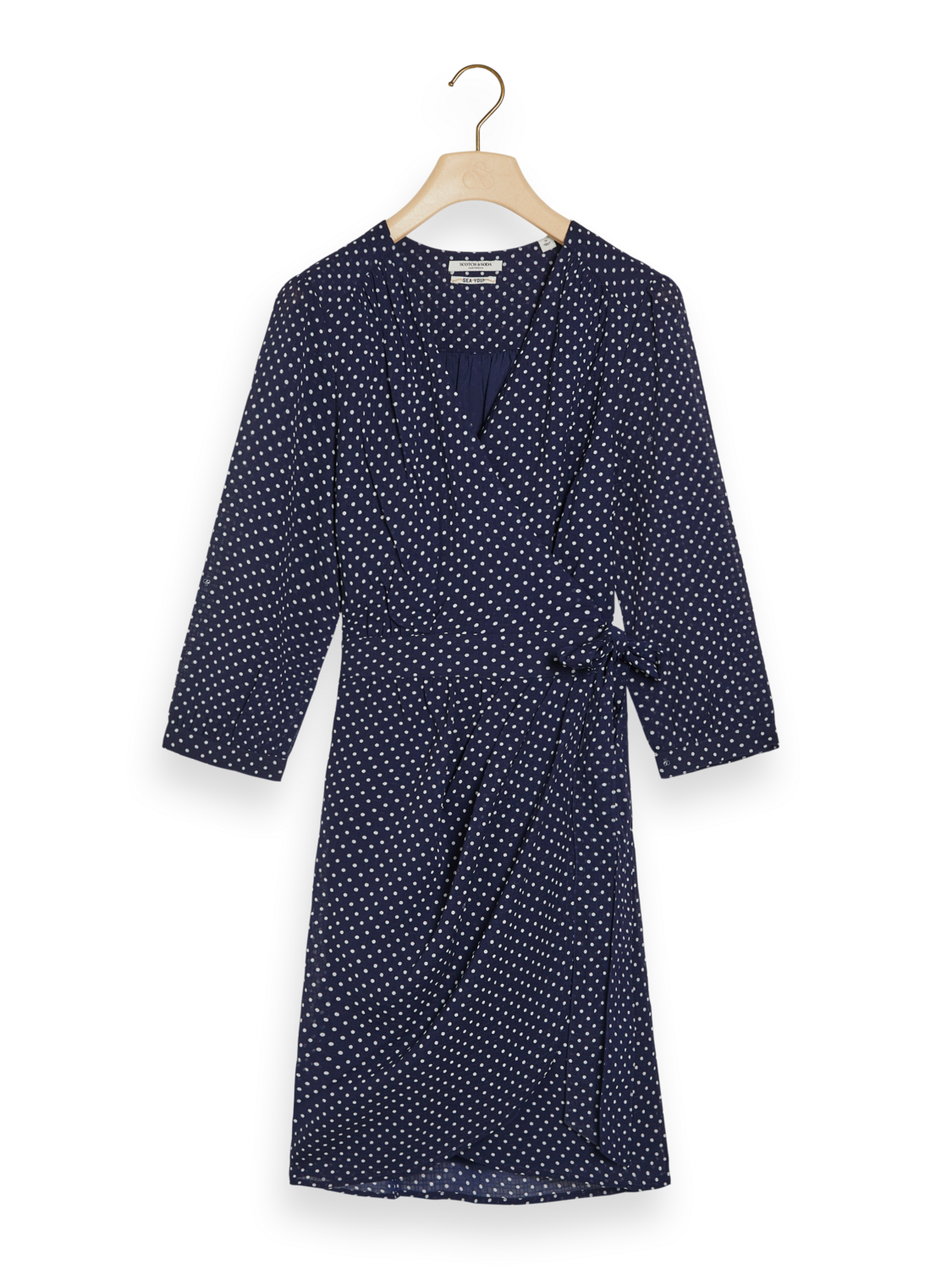 MINI WRAP DRESS