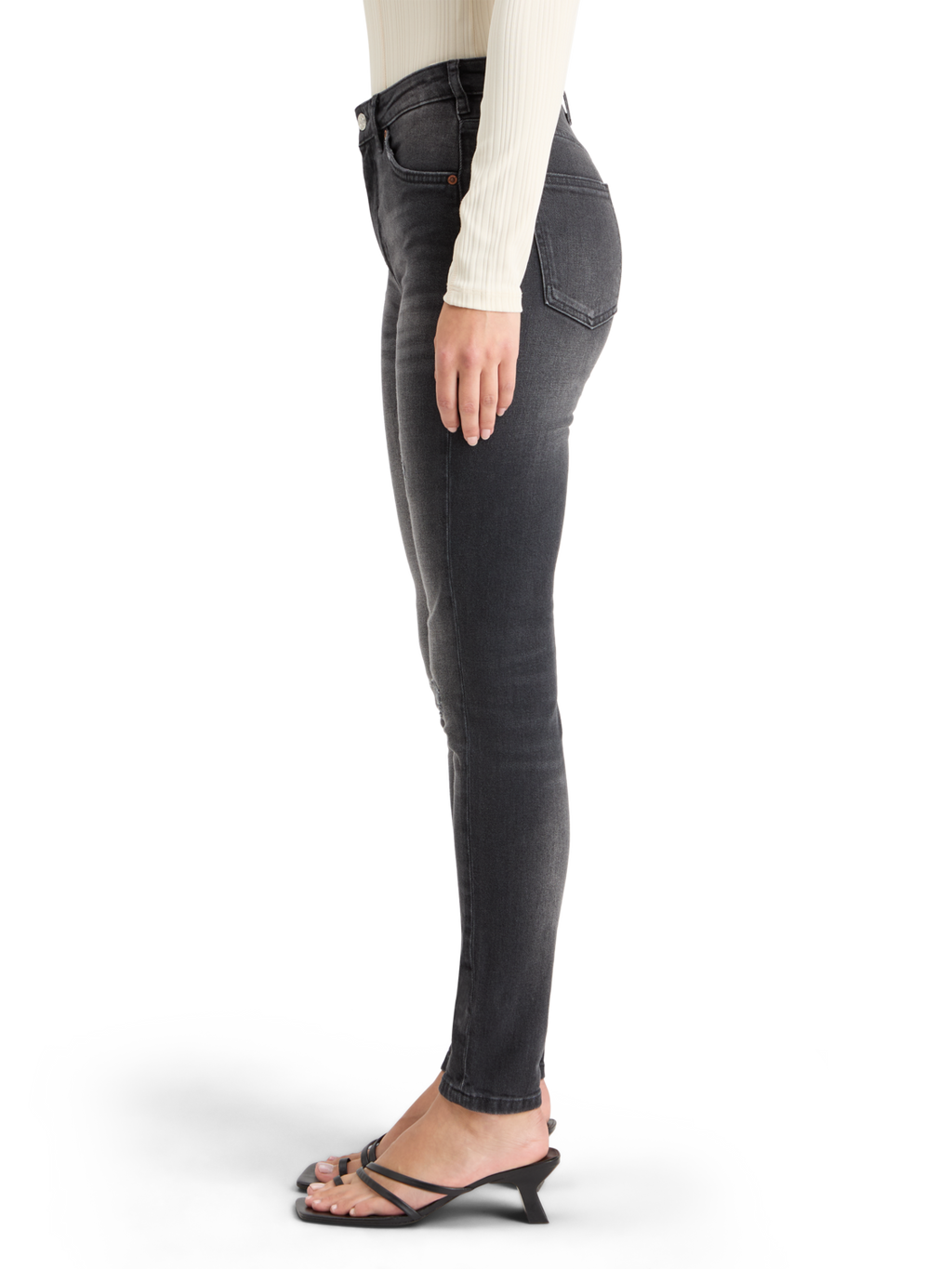 HAUT HIGH RISE SKINNY JEANS NIGHTLIFE