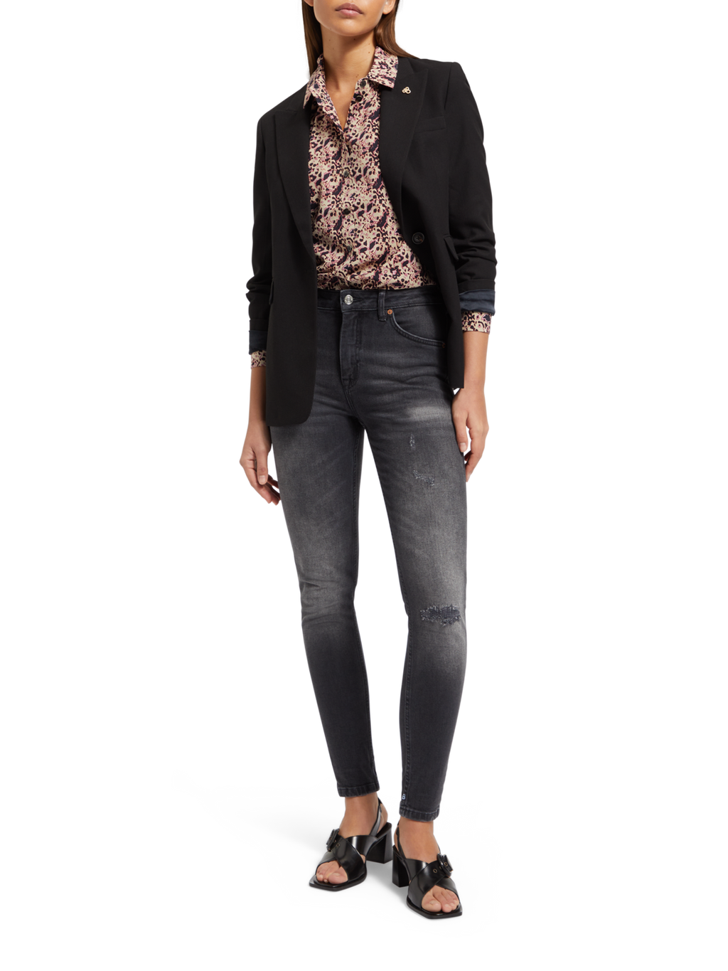 HAUT HIGH RISE SKINNY JEANS NIGHTLIFE