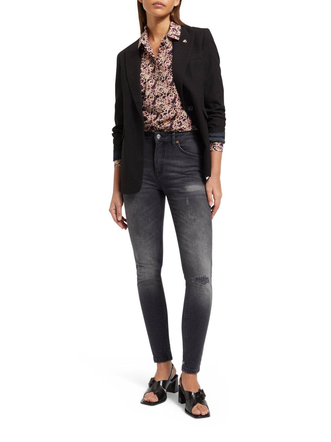 HAUT HIGH RISE SKINNY JEANS NIGHTLIFE