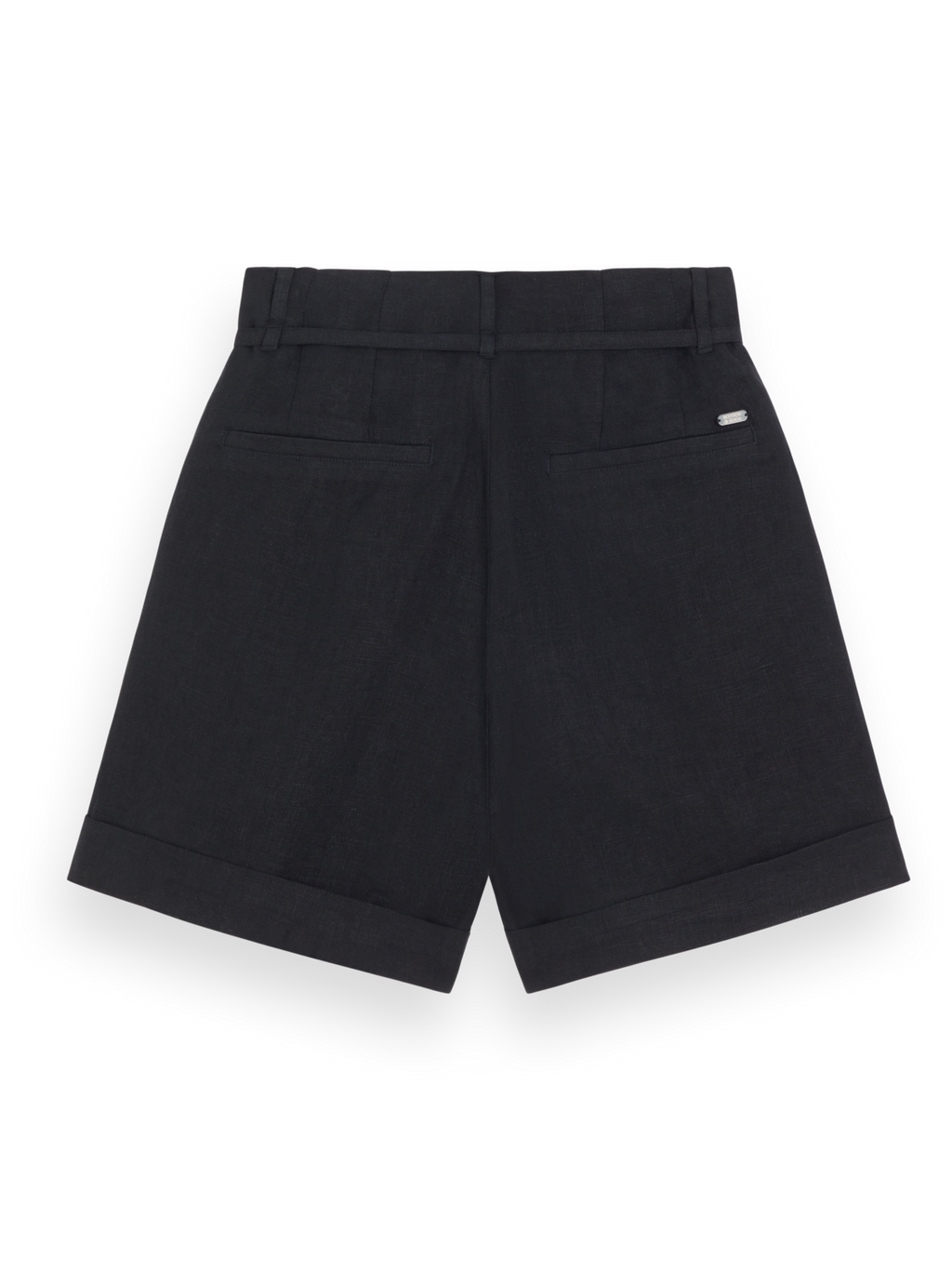 HIGH-RISE LINEN SHORT