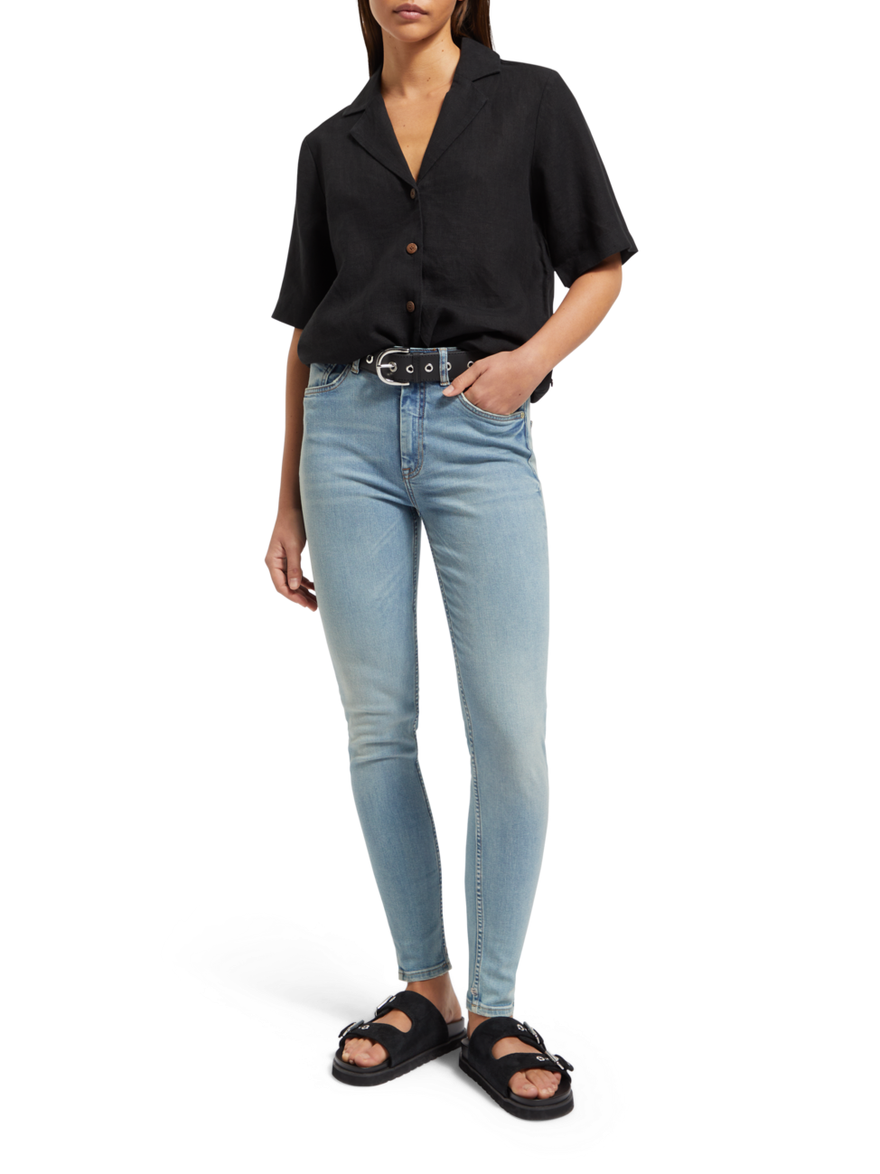 HAUT HIGH RISE SKINNY JEANS WATERWAYS