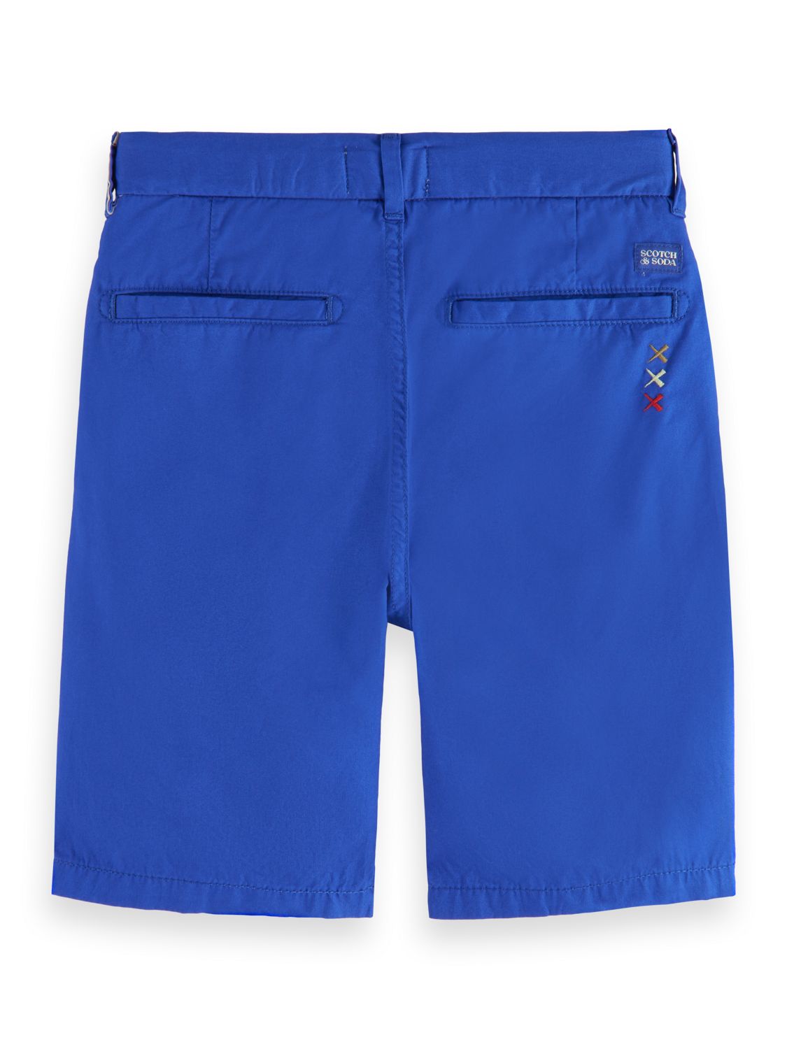 Boys LONGER-LENGTH COTTON CHINO SHORTS