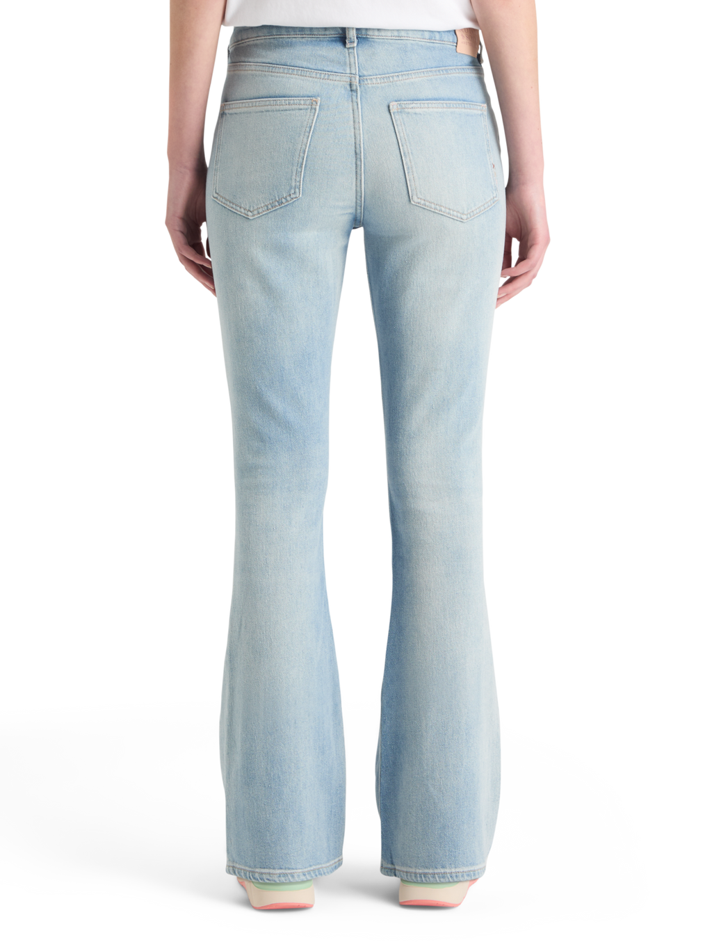 THE CHARM HIGH RISE CLASSIC FLARED JEANS - ALL OR NOTHING
