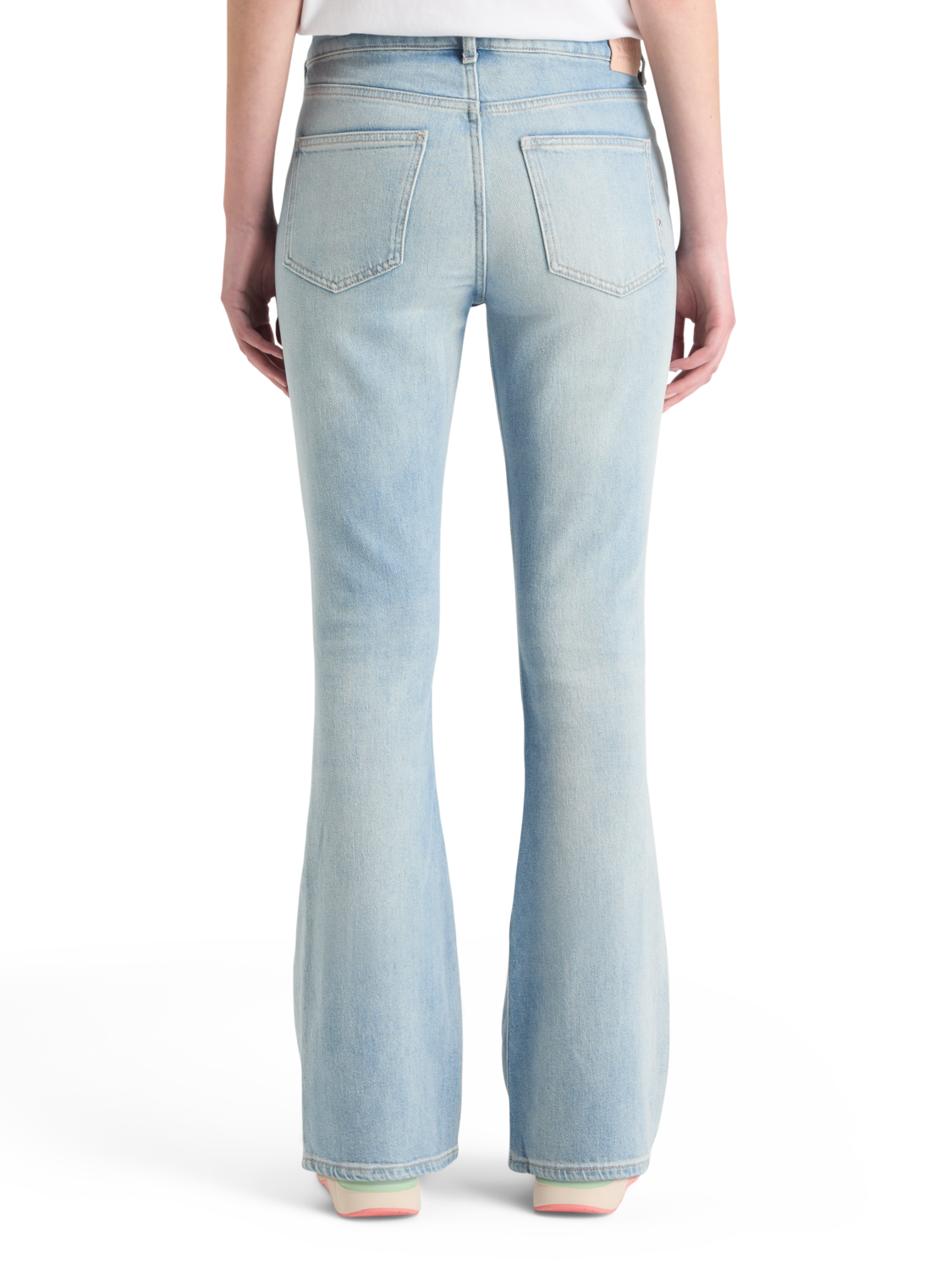 THE CHARM HIGH RISE CLASSIC FLARED JEANS - ALL OR NOTHING