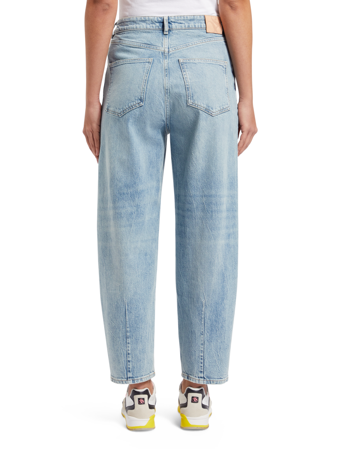 THE TIDE HIGH RISE BALLOON FIT JEANS - UNDERWATER