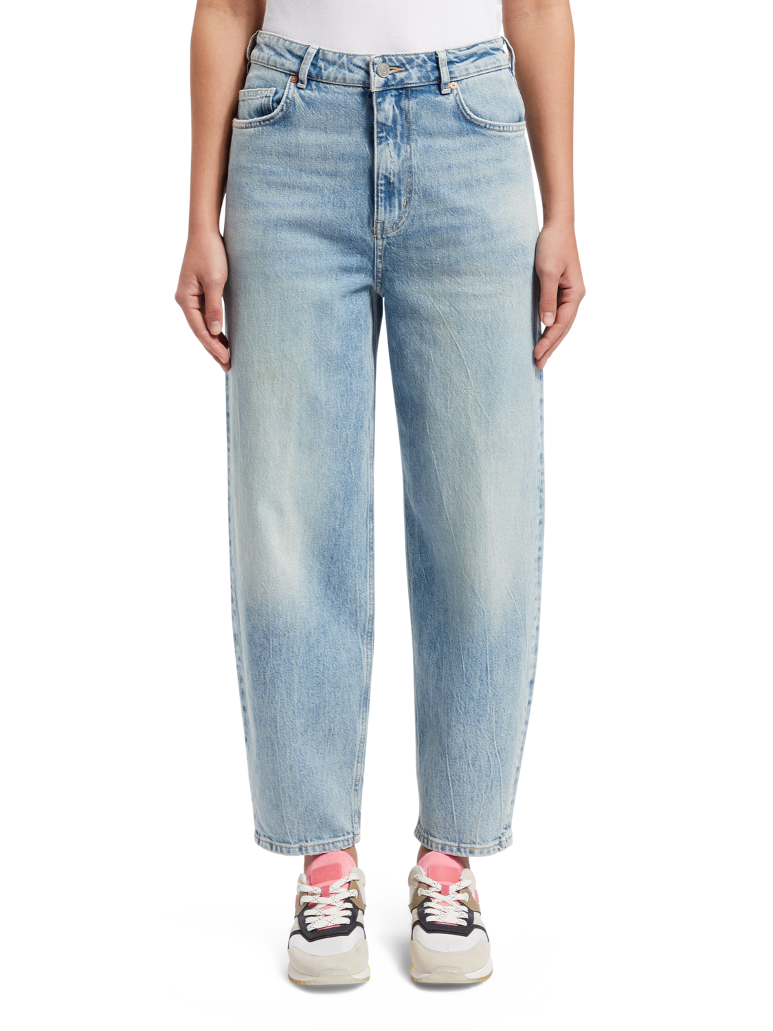 THE TIDE HIGH RISE BALLOON FIT JEANS - UNDERWATER
