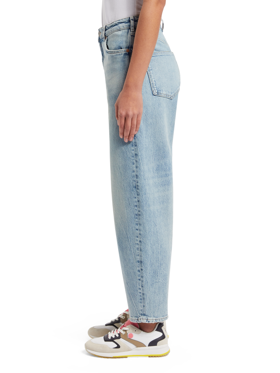 THE TIDE HIGH RISE BALLOON FIT JEANS - UNDERWATER