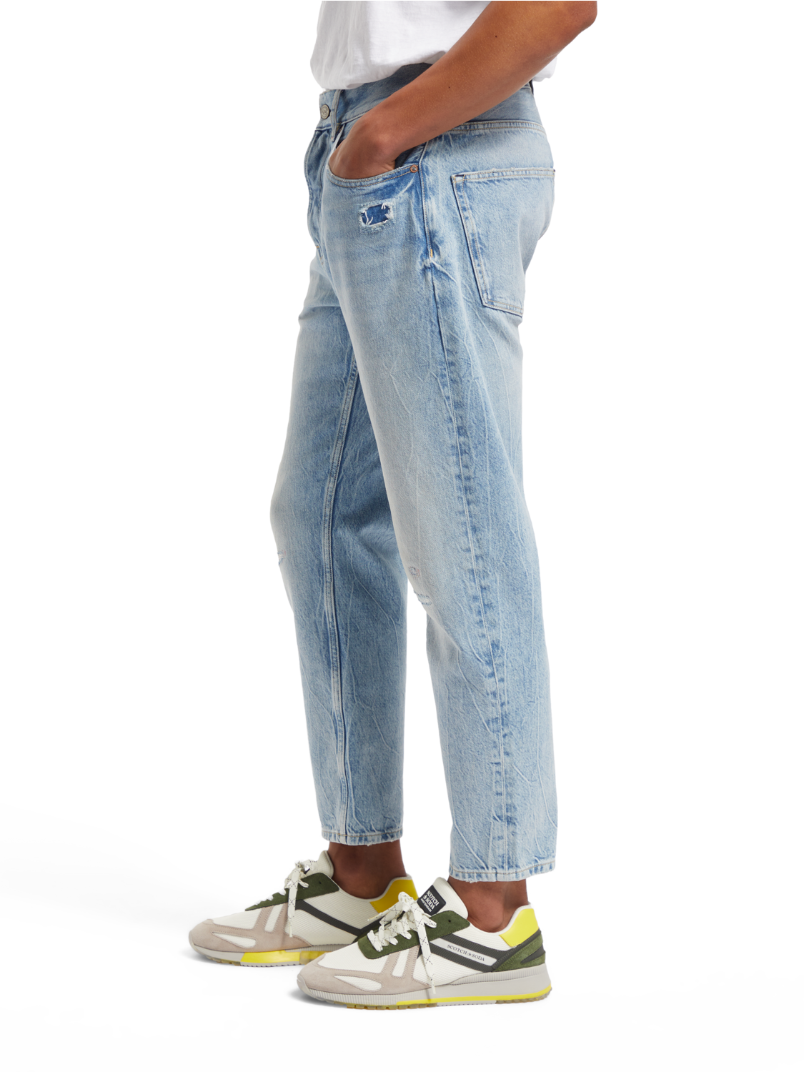 DEAN LOOSE TAPER JEANS FREE HAND