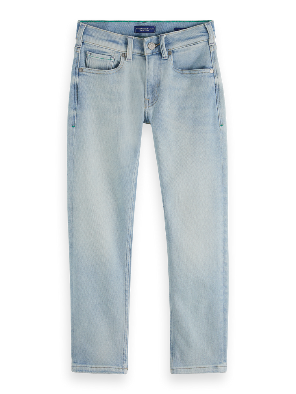 THE DROP REGULAR TAPER JEANS - BLAUW MIRROR