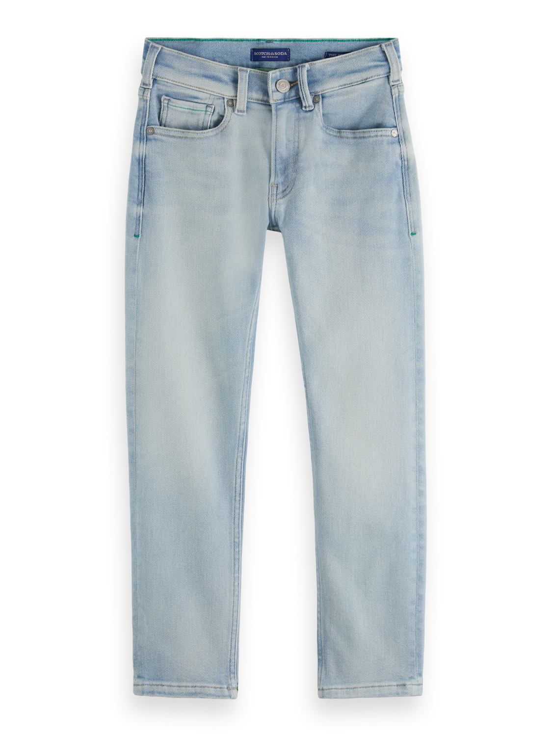 THE DROP REGULAR TAPER JEANS - BLAUW MIRROR