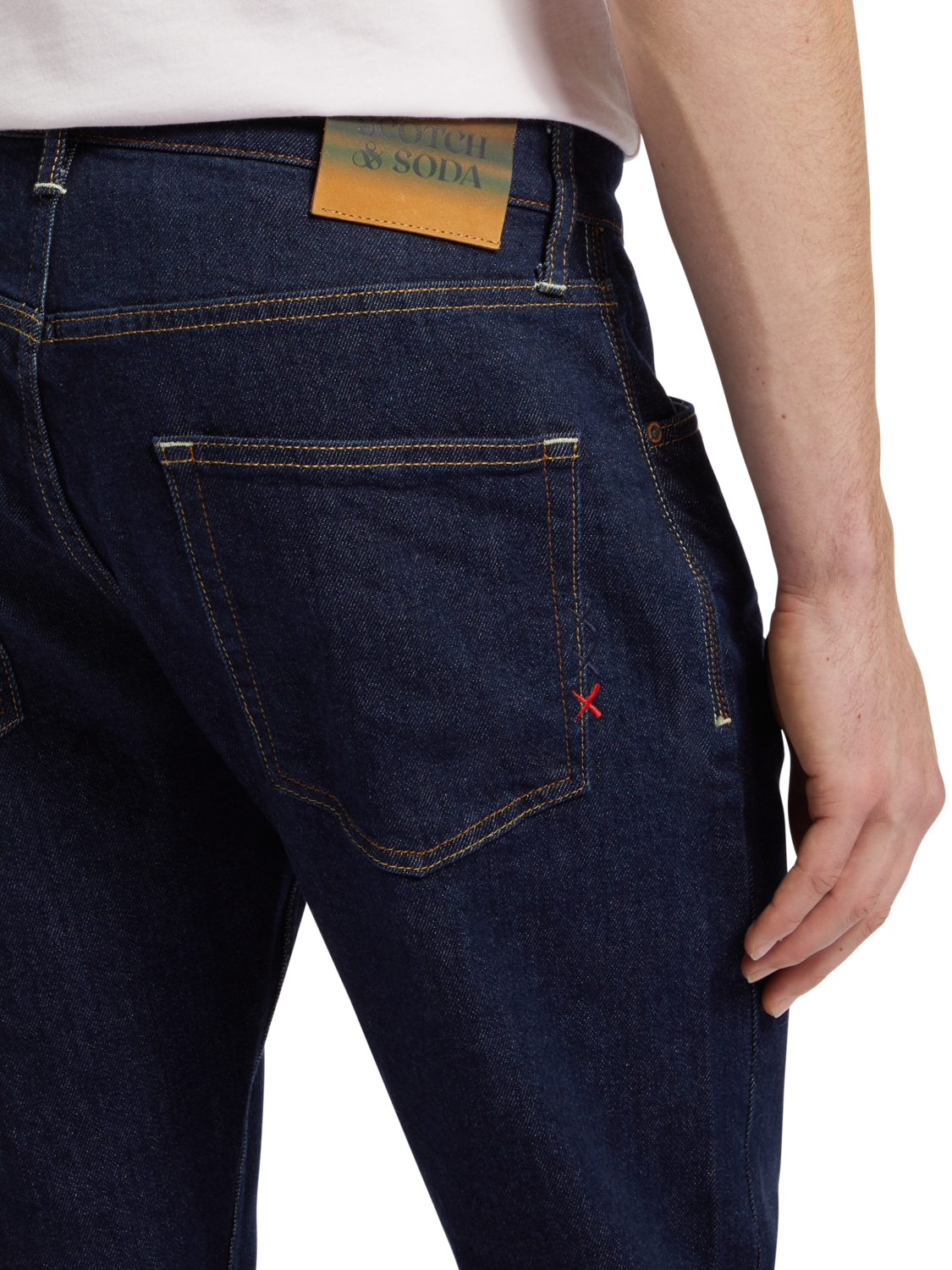 Scotch & Soda De Zee - Straight Fit, Verf het Blauw 401, 32W / 34L
