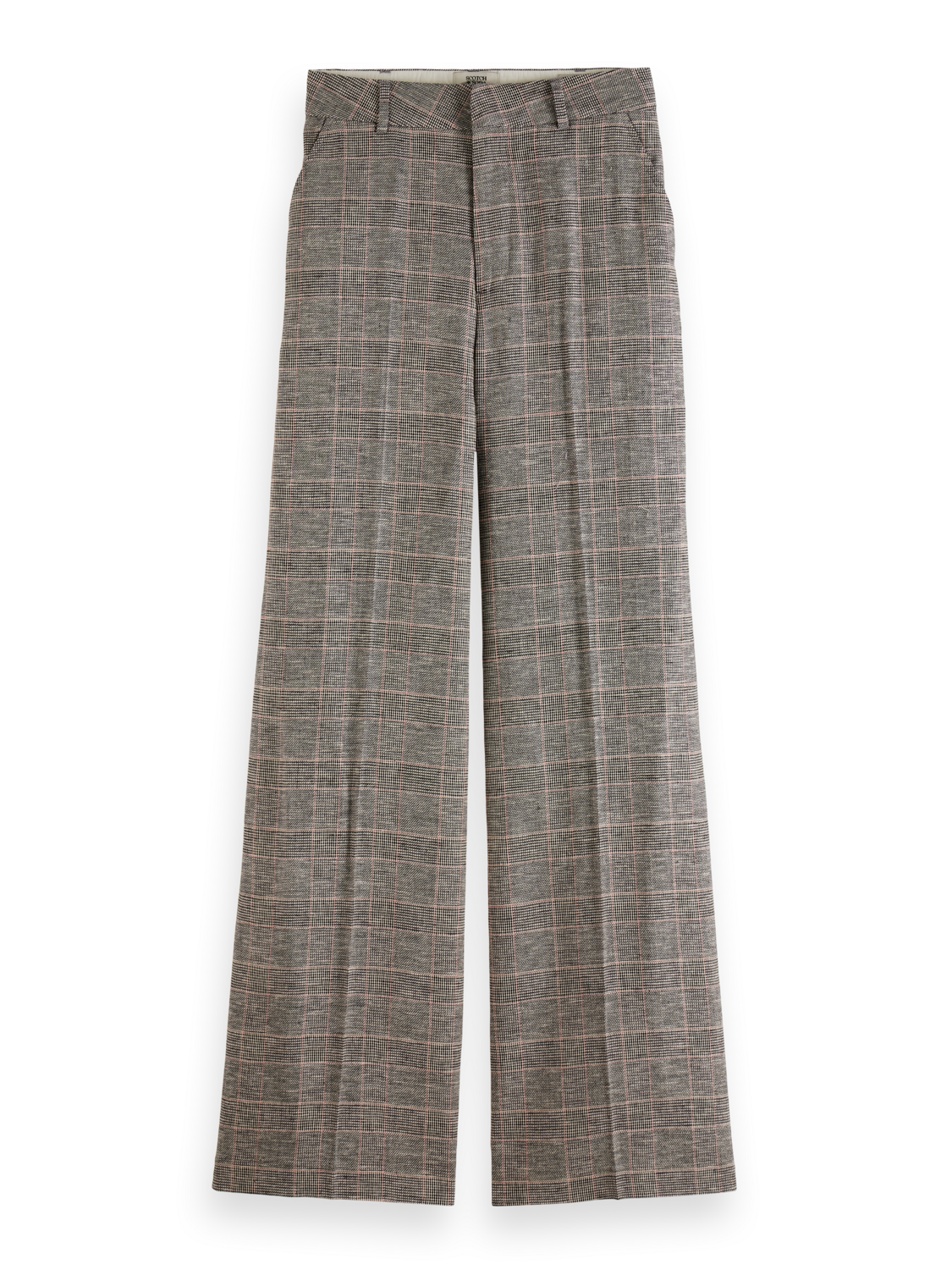 HANA - HIGH RISE WIDE LEG PRINCE OF WALES PANT