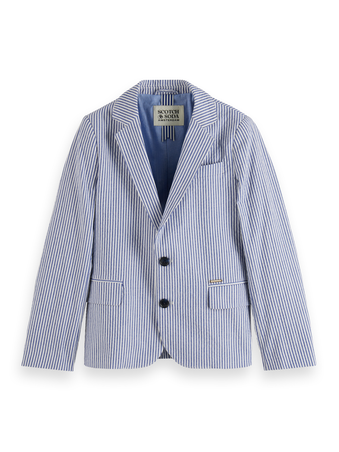 Boys SEERSUCKER STRIPED BLAZER