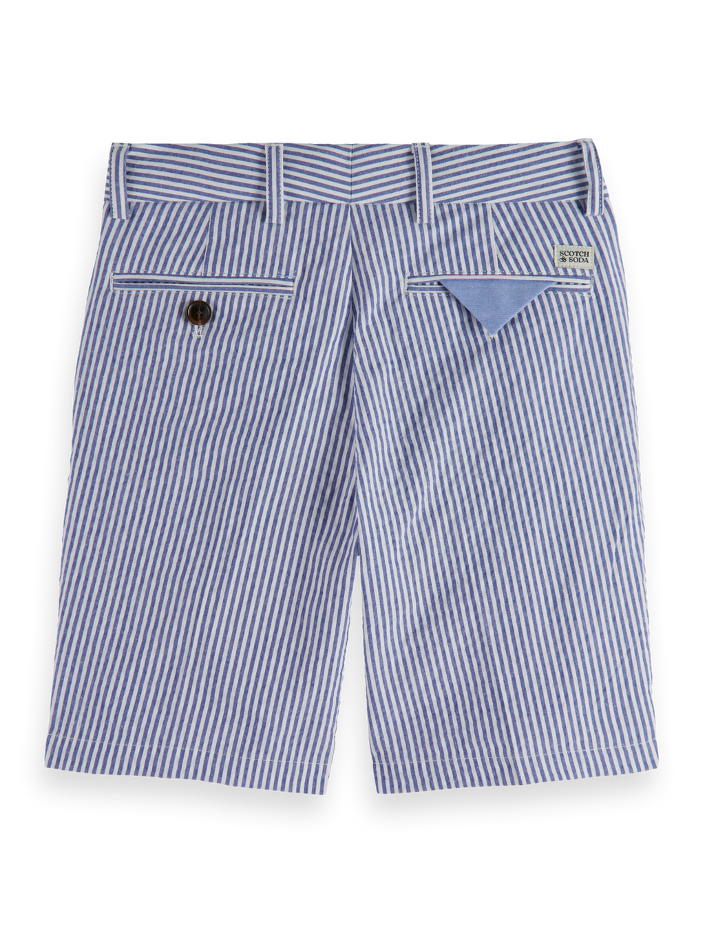 Boys MID LENGTH SEERSUCKER CHINO SHORTS