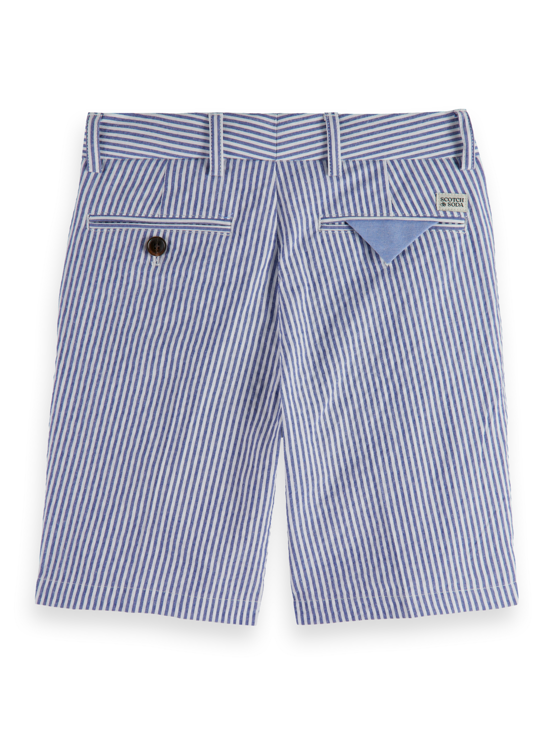 Boys MID LENGTH SEERSUCKER CHINO SHORTS