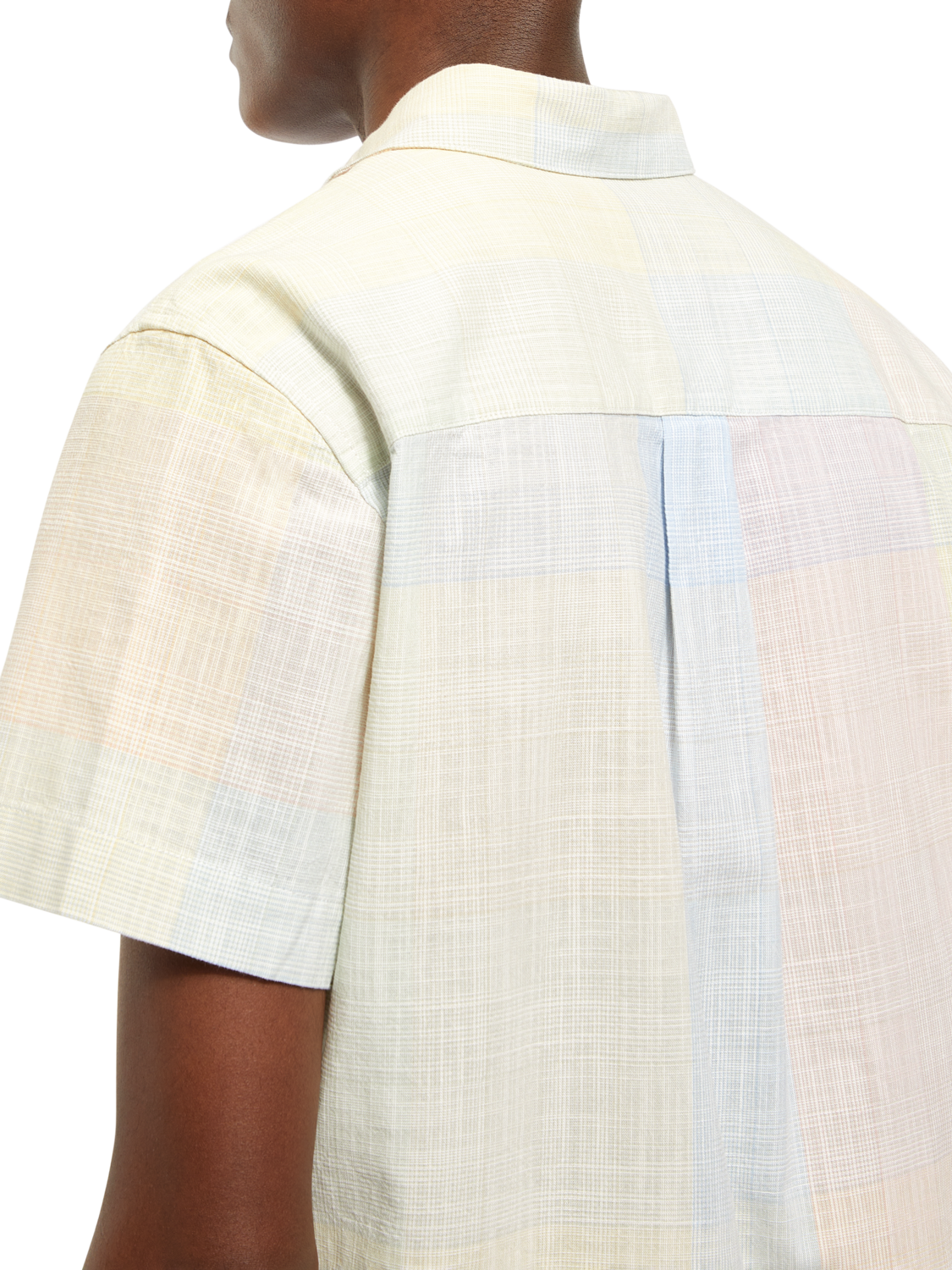 STRUCTURED CHECKED SHORT SLEEVE SHIRT