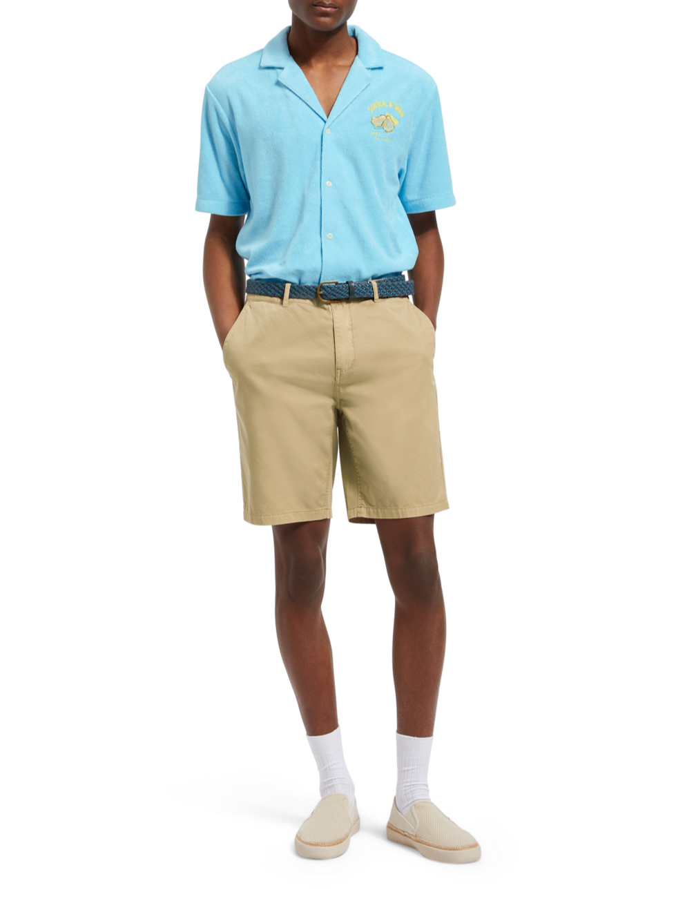 SOLID TOWELLING SHIRT