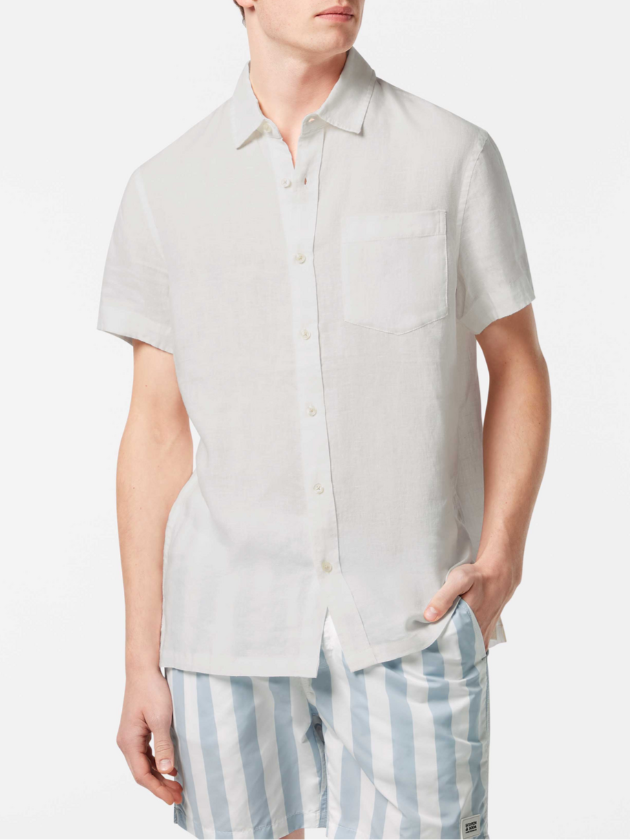 SHORT SLEEVE LINEN SHIRT