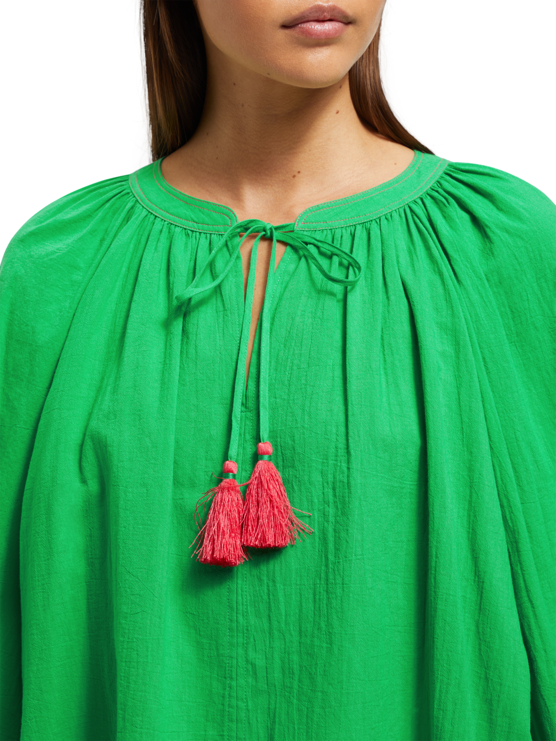 BALLOON SLEEVE TOP