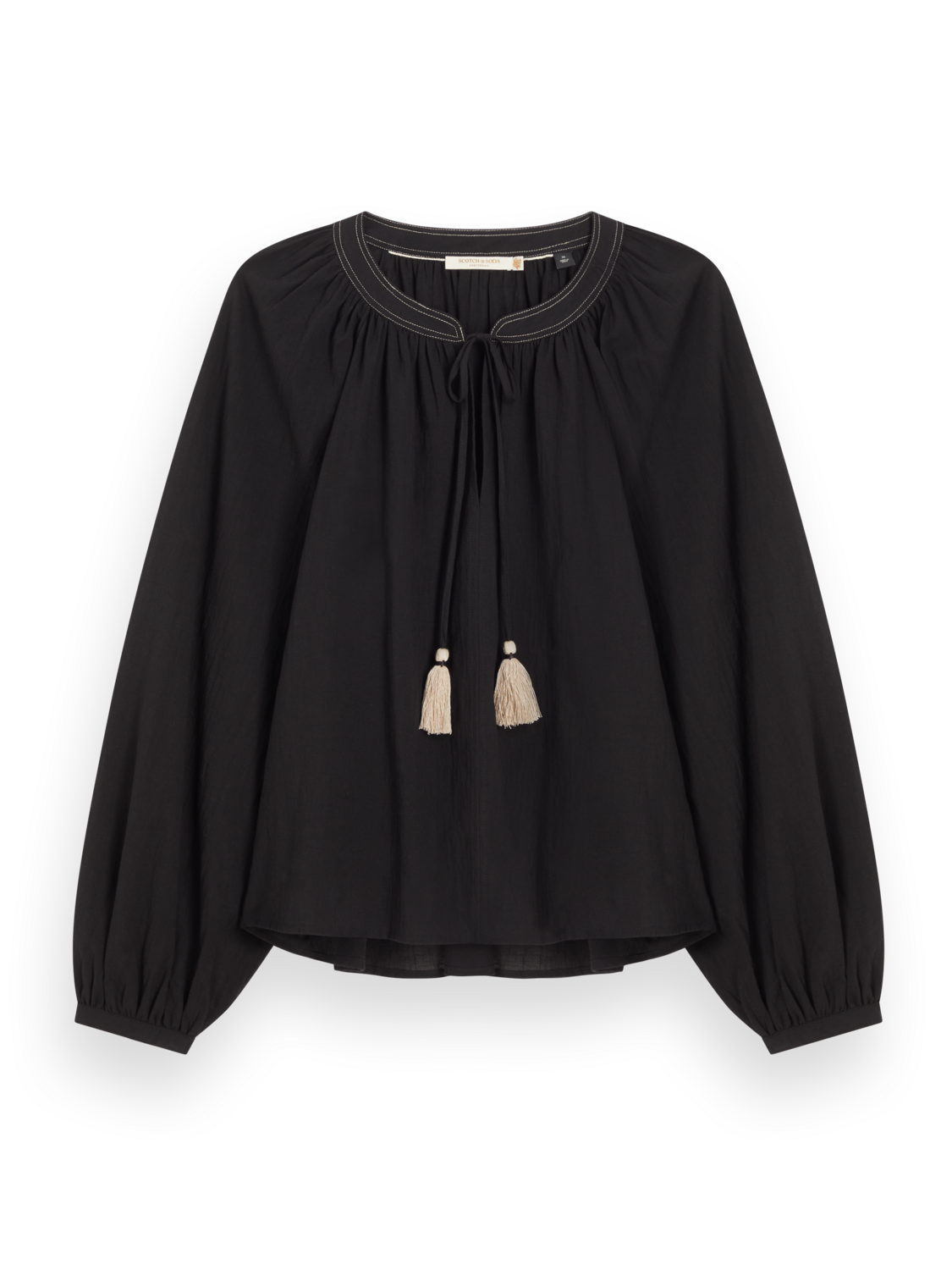 BALLOON SLEEVE TOP