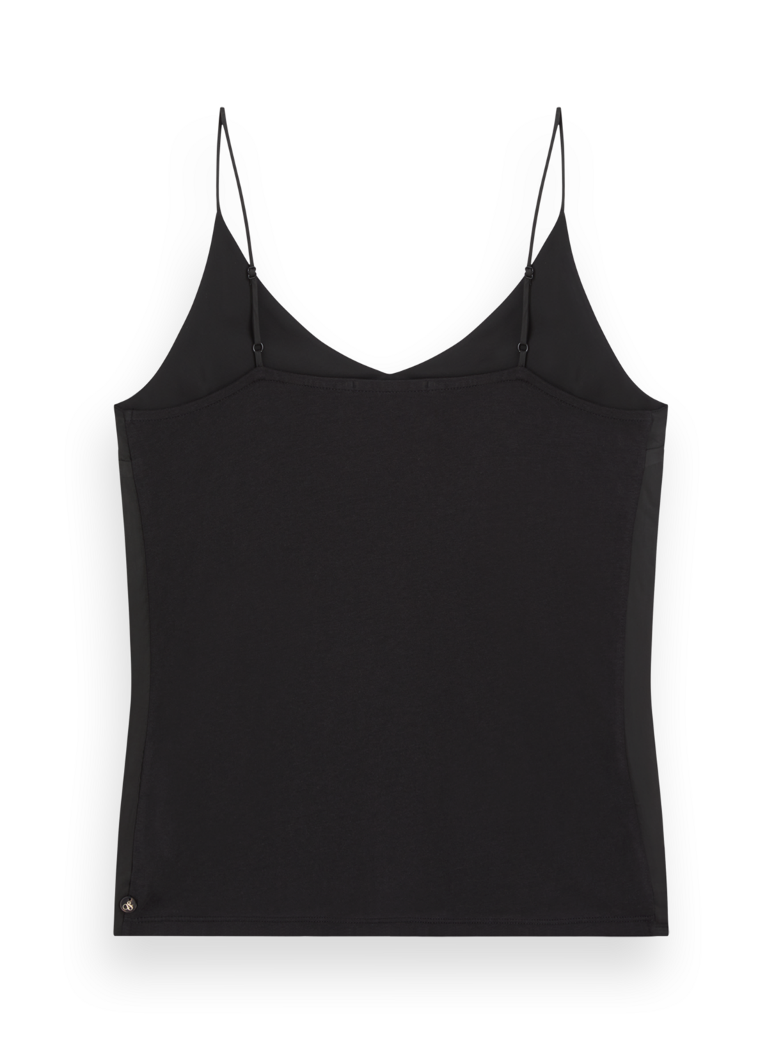 CAMISOLE WOVEN FRONT JERSEY BACK