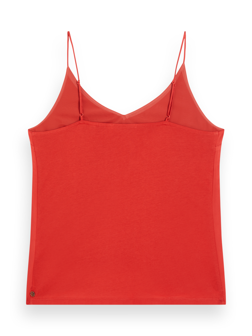 CAMISOLE WOVEN FRONT JERSEY BACK