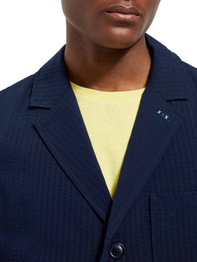 UNCONSTRUCTED SEERSUCKER BLAZER
